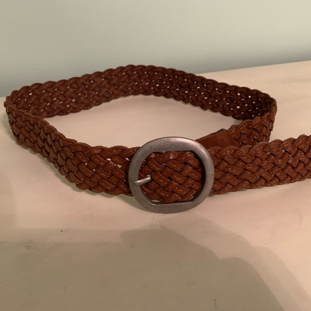 Brown Weaved Belt